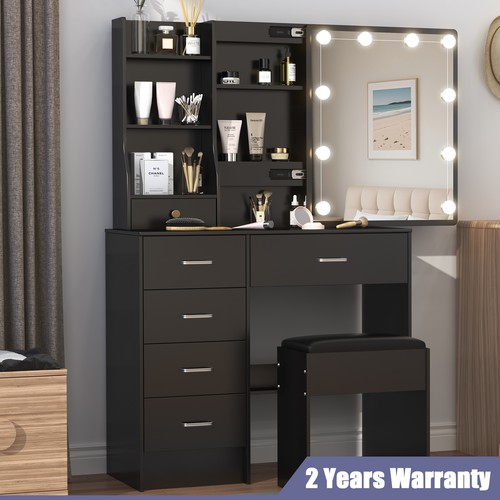 Vanity set makeup desk with - vanity,